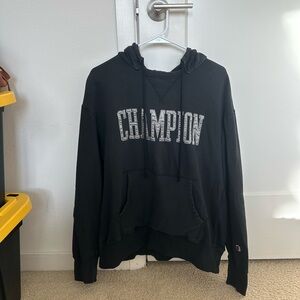 Champion Black Hoodie